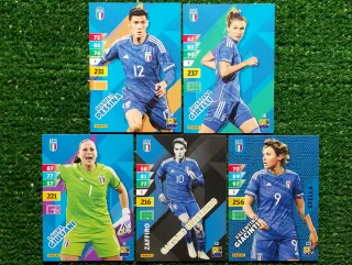 5 carte Adrenalyn XL Panini Italia