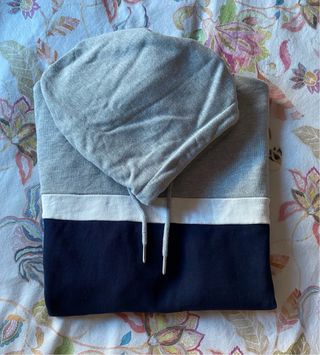 Sudadera chico bloques color