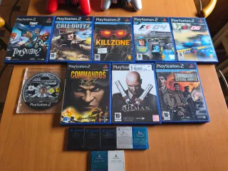 Lote PlayStation 2 + Juegos y Mandos