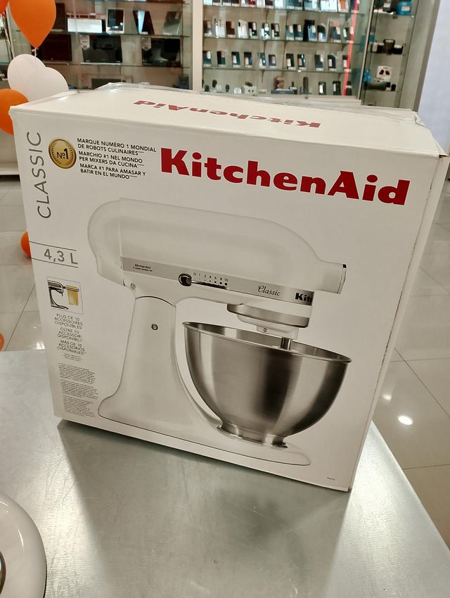 AMASADORA  KITCHENAID CLASSIC 4,3L BLANCO + CAJA