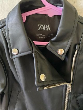 Giacca similpelle bambina Zara