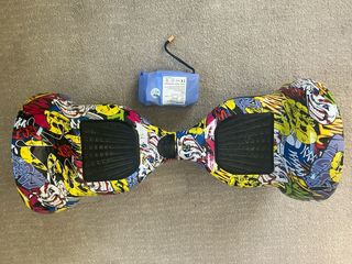 Hoverboard con diseño graffiti