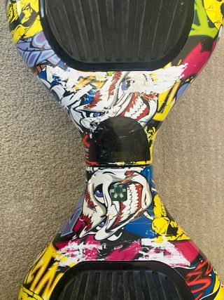 Hoverboard con diseño graffiti