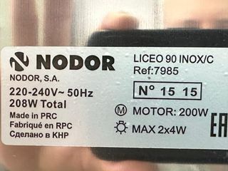 Campana extractora Nodor