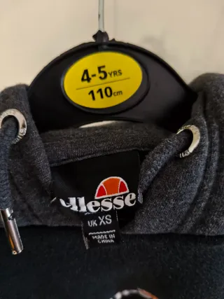 Sudadera con capucha Ellesse gris XS