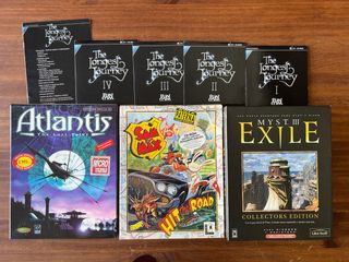 Lote 4 Juegos PC: Atlantis, Sam Max, Myst III