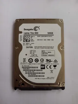 Disco Duro Seagate 500GB Laptop Thin HDD