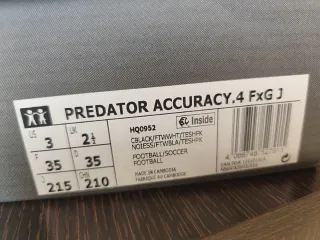 Botas Fútbol Adidas Predator Niño Talla 35