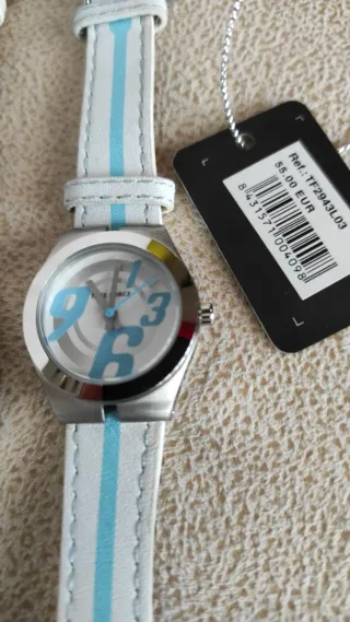 Reloj Time Force Mujer Beige/Plata