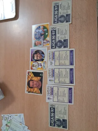 Lote cromos fútbol años 90 LIGA 96-97