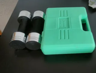 Valigetta con manubri