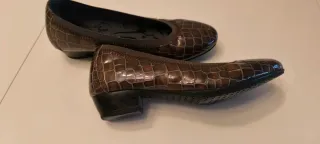 Zapatos Pitillos Marrones de Mujer