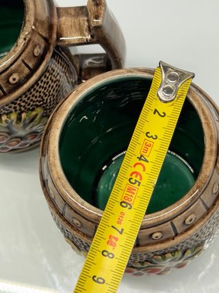 2 Boccali Vintage Ceramica smaltata San Marino