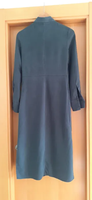 Vestido camisero COS gris talla XS
