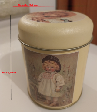 Scatola in latta personaggi olandesi Ot en Sien. V