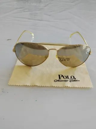 Gafas Aviador Calvin Klein Espejadas Doradas