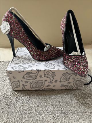 Décolleté Tata Glitter Tacco 11cm