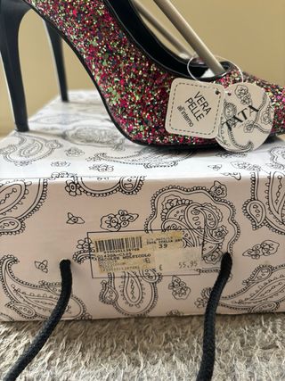 Décolleté Tata Glitter Tacco 11cm