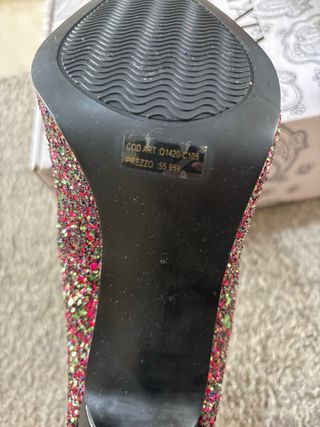 Décolleté Tata Glitter Tacco 11cm