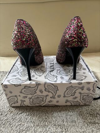 Décolleté Tata Glitter Tacco 11cm