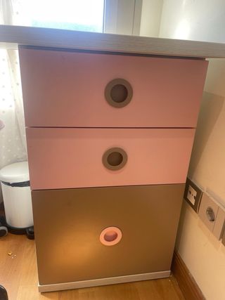 Cama infantil con cajones