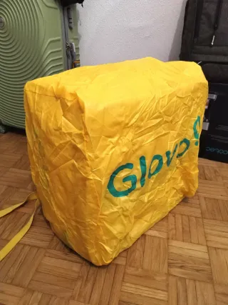 Mochila Glovo Delivery Amarilla