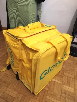 Mochila Glovo Delivery Amarilla