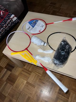 Set Bádminton Raquetas y Volantes