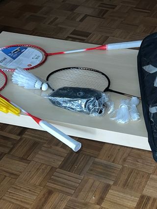 Set Bádminton Raquetas y Volantes