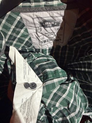 Camicia a quadri Esprit uomo