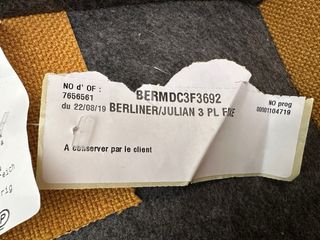 Sofá 3 plazas Maison du Monde Julian