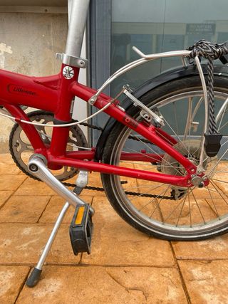 Bicicleta plegable Dahon Vitesse roja
