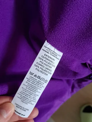 Chaqueta deportiva mujer talla 48 morada