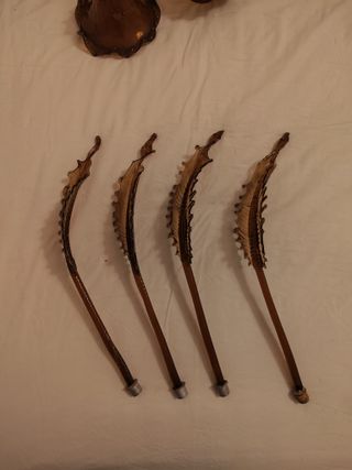 Lotto pezzi lampadario Murano fumé originale