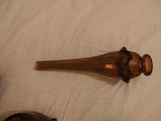 Lotto pezzi lampadario Murano fumé originale