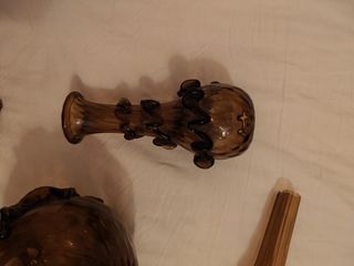 Lotto pezzi lampadario Murano fumé originale