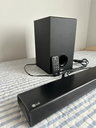 Subwoofer Activo Inalámbrico LG Negro