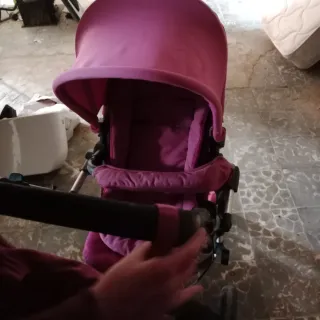 Carricoche bebé color rosa