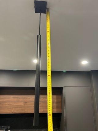 2 Lámparas Colgantes Negras Metálicas decorativas