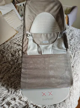 Amaca bebé Babybjörn Gris arena/Blanco