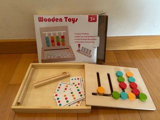 Juego de madera Montessori