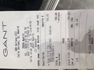 Corbata Gant con patos