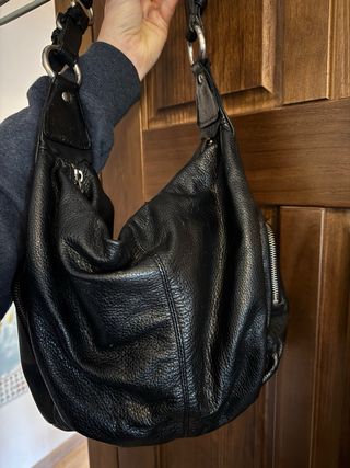 Bolso Piel Marco Polo Negro