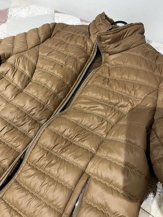 Chaqueta de invierno acolchada marrón