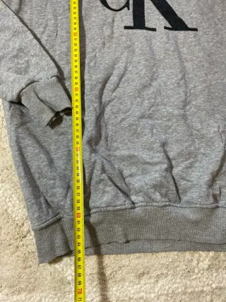 Sudadera Calvin Klein Jeans Gris Y2K