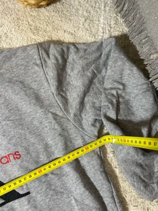 Sudadera Calvin Klein Jeans Gris Y2K