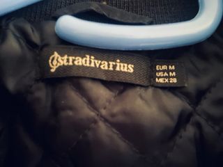 Cazadora Bomber Azul Marino Talla M Stradivarius