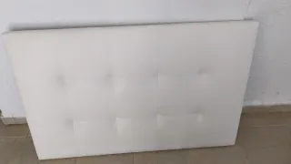 Cabecero Cama 105cm Polipiel Blanco