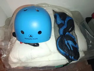 Conjunto protecciones Nomady Kids azul