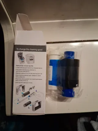 Pluscard PC300YMCKO Dye Film & Cleaning Spool